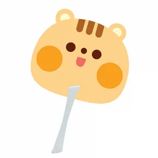 다람쥐 에스팬시 부채