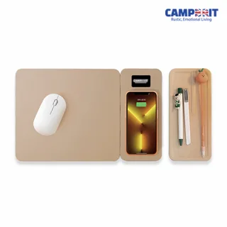 캠브리트 무선충전 마우스패드 3in1 분리형 LED w