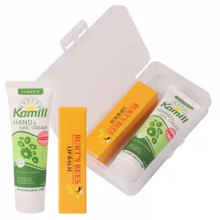 휴대용 카밀 핸드크림 30ml 버츠비 립밤 세트