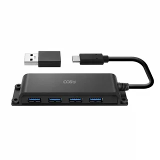 코시 부착형 타입C USB 3.0 4포트 허브 (USB
