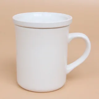 엘레강스 화이트 뚜껑머그 355ml