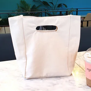 모모카멜 손가방 에코백 33X29X12cm (HE13)