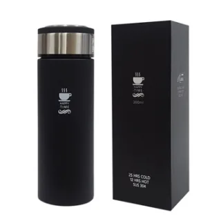 해피타임 녹차망 보온보냉 슬림텀블러 300ml 