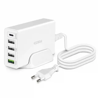 코시 60W (PD+QC3.0) 5포트 멀티 고속 충전