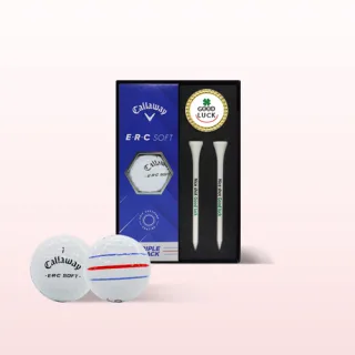 캘러웨이 ERC TT 3구 나무티+볼마커 골프선물세트 
