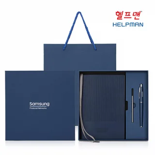 헬프맨 프리미엄 스퀘어 노트볼펜세트 