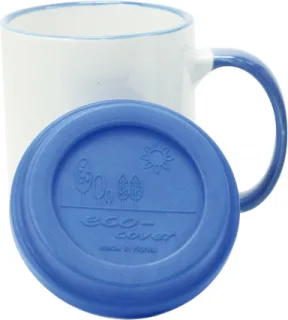 직선 핸들블루 에코뚜껑 머그컵 330ml