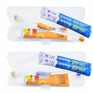 국내산/파스텔 클린미세모+페리오+가그린2p/칫솔치약 3