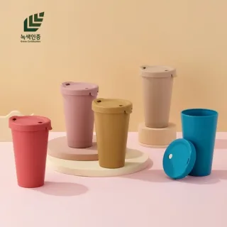 (국산) 숨텀블러 리유저블 나무소재 저탄소 친환경텀블러