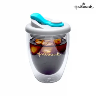 [홀마크] 슬러 이중 내열유리컵 350ml