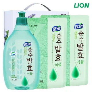 친환경 참그린식물500용기 식물300리필2P 3종
