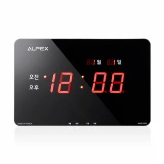알펙스디지털벽시계 AWD5502(B)