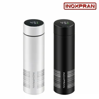 이녹스프랑 스마트 터치미 온도계 녹차망텀블러 450ml