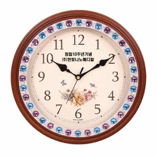 월넛고급 장미벽시계 AP-738