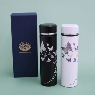 나빌레라 고급 316 자개텀블러 500ml (나비2) 
