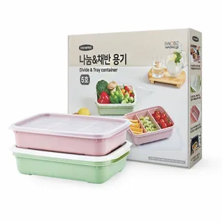 이지앤프리 나눔채반 용기세트5호 6P 부침개 채반 전자