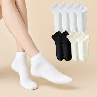 여성 루즈핏 학생 교복 흰양말 8켤레 