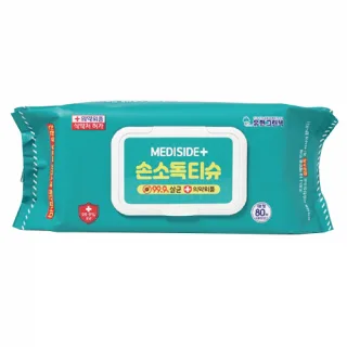친환경 메디사이드 손소독티슈 80매