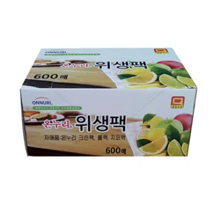 온누리 위생팩 600매 