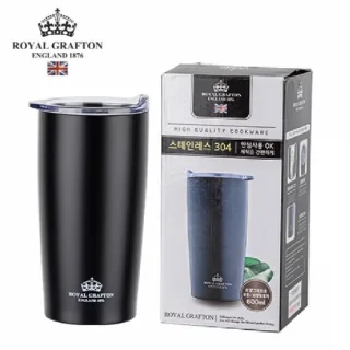 로얄그래프톤 보온보냉 콜드컵 600ML 블랙