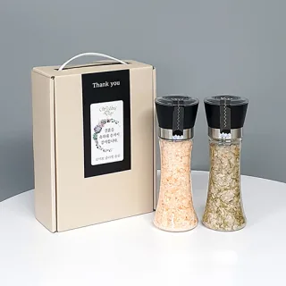 히말라야 핑크솔트250g+로즈마리200g 그라인더 2P