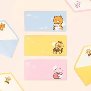 카카오프렌즈 가로형 봉투 세트