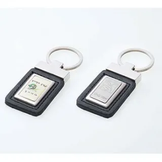 가죽+메탈 고급 열쇠고리