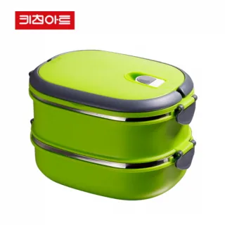 키친아트 런치박스 사각 2단