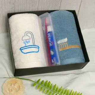 [송월] 수건 칫솔 선물세트 (욕실칫솔세면타올2P+휴대