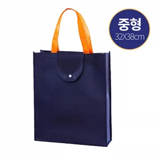 모모카멜 접이식 부직포 가방-중형 32*38*9cm (