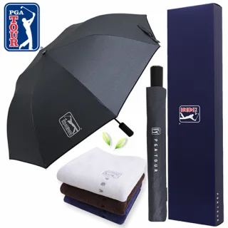 PGA 2단자동 블랙메탈+150g면사타올 세트