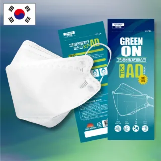 [국산] 그린온 KF-AD 비밀차단 화이트 마스크 성인