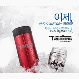 트레킹 맥주캔 아이스 냉온텀블러 650ml (파우치포함
