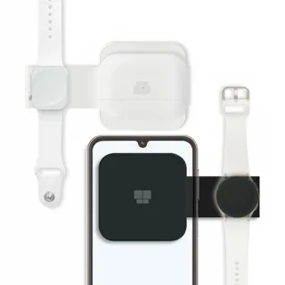2IN1 무선충전기 애플워치 갤럭시워치 에어팟 버즈 나