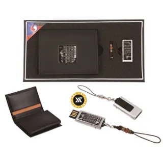 훈민정음자개가죽명함+훈민정음자개USB(8GB~64GB)
