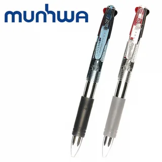 문화 2색볼펜 에스 0.7mm
