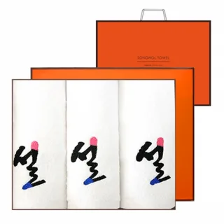 설자수 타월 120g 3매 선물세트