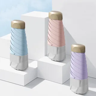 로페리아 초경량 5단 6K 티타늄실버코팅 파스텔 우양산