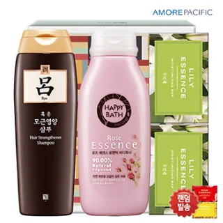 려샴푸200용기 해피바스바디워시200용기 두보레비누2P