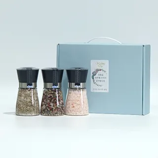 핑크솔트210g+로즈마리175g+4색후추160g 그라인
