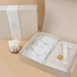 프리미엄 꿀 수건 답례품A (160g 코마 40수1+꿀