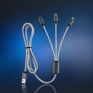 플라이토 3in1 USB 멀티 고속충전 케이블 1.2m