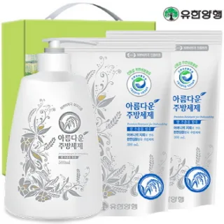 친환경 아름다운주방세제500펌프 300리필2P 3종