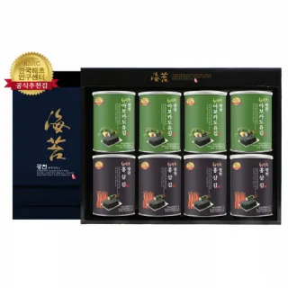 해달음 명품 광천김 프리미엄 8캔 세트