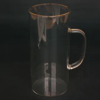 골드라인 쎄미 손잡이 롱비어 내열글라스 660ml
