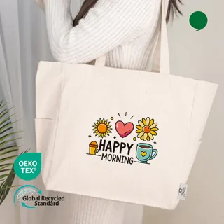 오코텍스 리사이클 사이드포켓 에코백 49*33*15cm