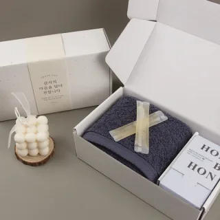프리미엄 꿀 수건 답례품F (180g 코마 40수1+허