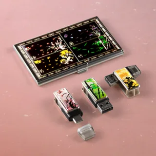 제이메타 C타입 OTG T30 C 골드 사군자 자개 명