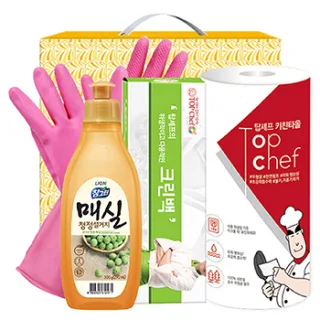 고무장갑32cm 참그린매실300용기 크린백 키친타올 4
