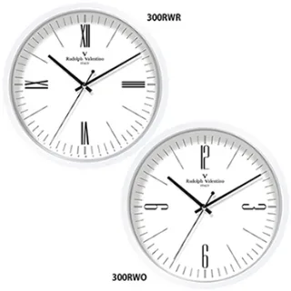 발렌티노 무소음벽시계 화이트 300RWR/300RWO